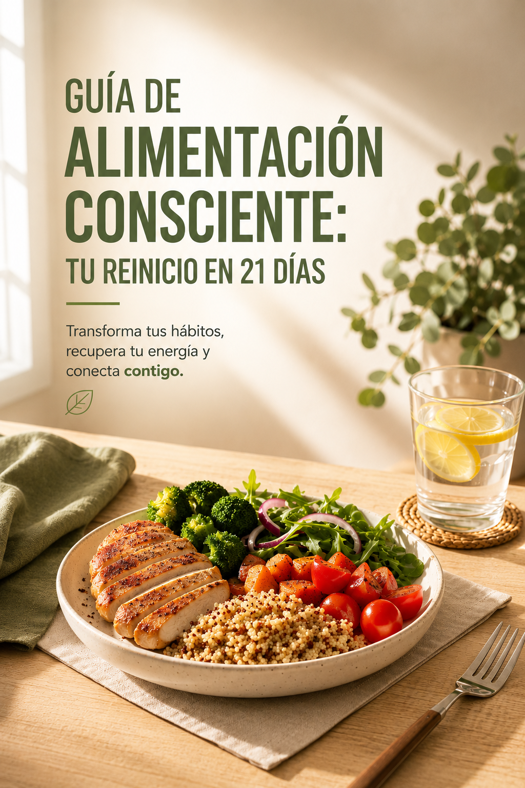 Guia de Alimentación Consciente: Tu Reinicio en 21 dias